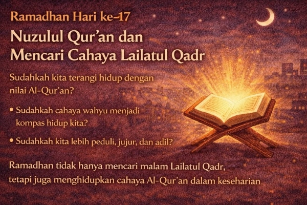 Nuzulul Quran dan Mencari Cahaya Lailatul Qadr.