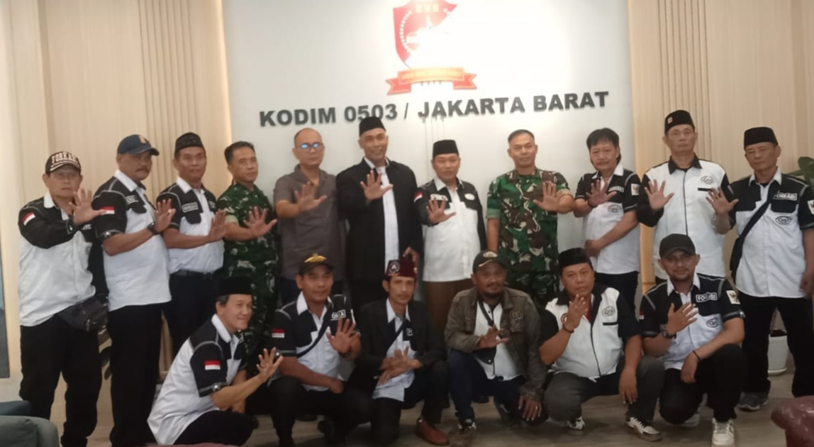 Forkabi Jakbar Dan Kodim 0503/JB Sinergi Bersama Jaga Kondusivitas Masyarakat